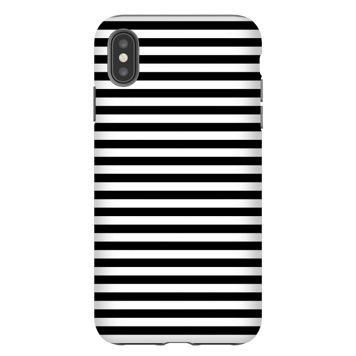 iPhone Xs Max StrongFit black white horizontal  by TMSarts