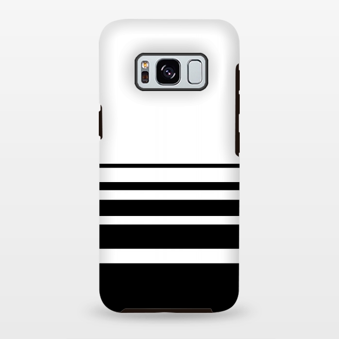 Galaxy S8 plus StrongFit black and white steps by TMSarts