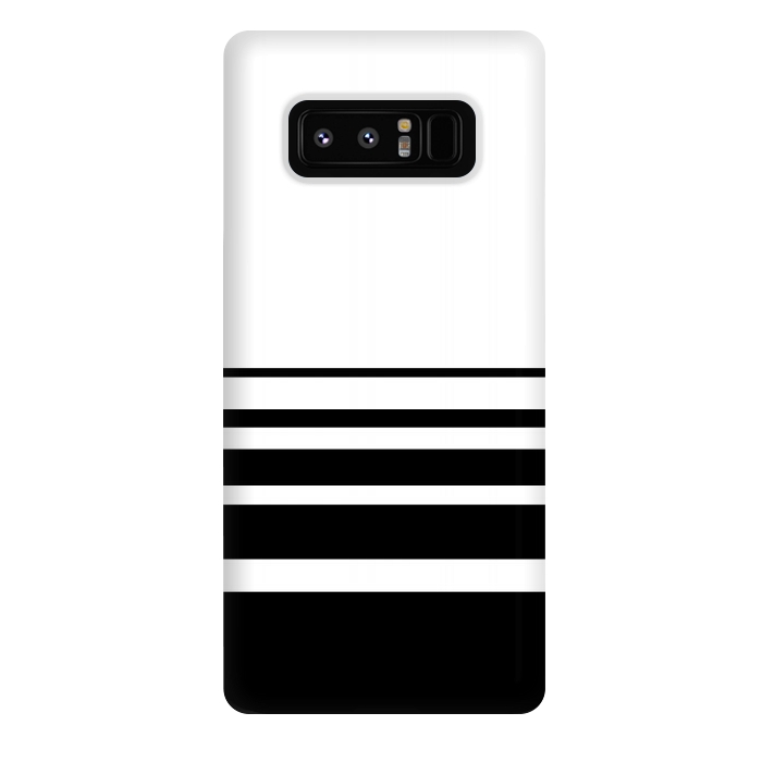Galaxy Note 8 StrongFit black and white steps by TMSarts