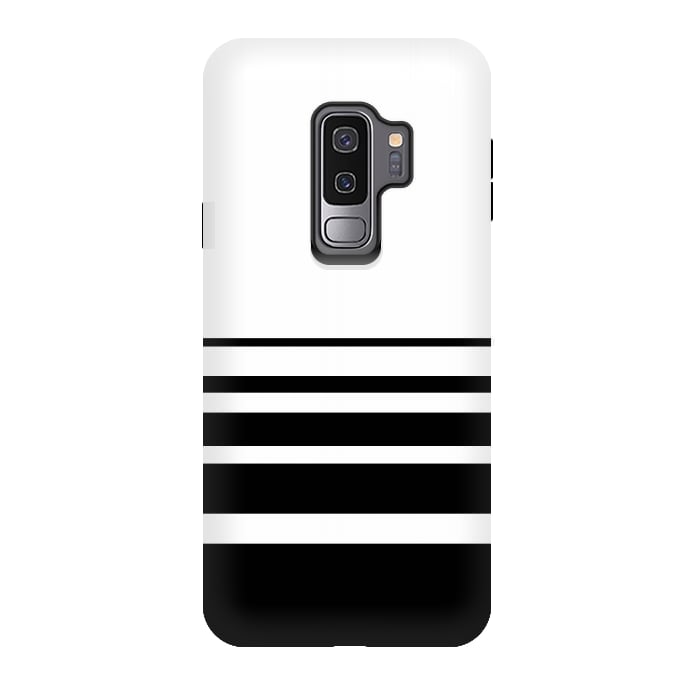 Galaxy S9 plus StrongFit black and white steps by TMSarts