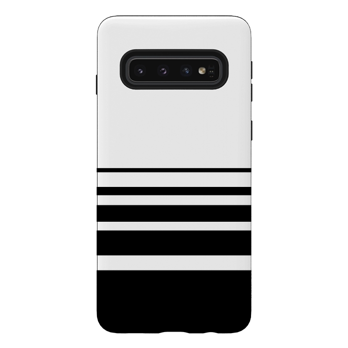 Galaxy S10 StrongFit black and white steps by TMSarts
