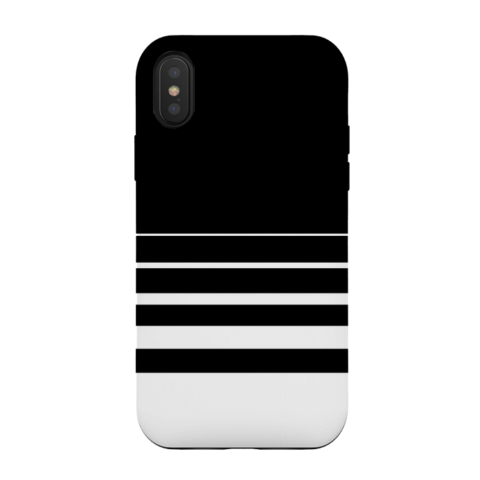 iPhone Xs / X StrongFit horizontal lines by TMSarts