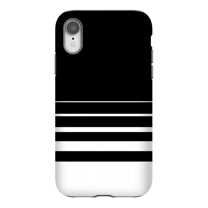 iPhone Xr StrongFit horizontal lines by TMSarts