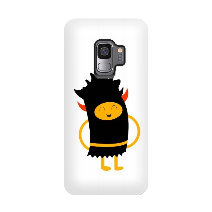 Galaxy S9 StrongFit monster kid cartoon by TMSarts