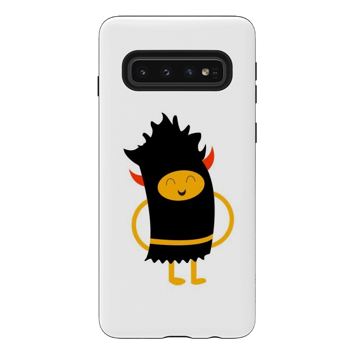 Galaxy S10 StrongFit monster kid cartoon by TMSarts