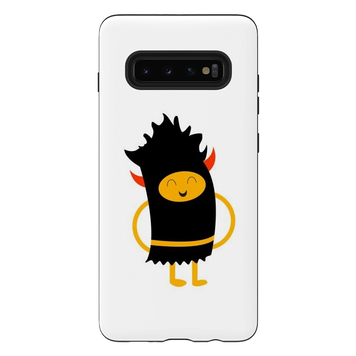 Galaxy S10 plus StrongFit monster kid cartoon by TMSarts