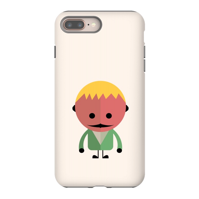 iPhone 7 plus StrongFit colorful alien kid by TMSarts