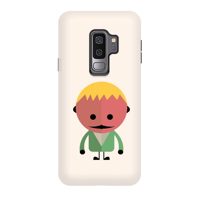 Galaxy S9 plus StrongFit colorful alien kid by TMSarts