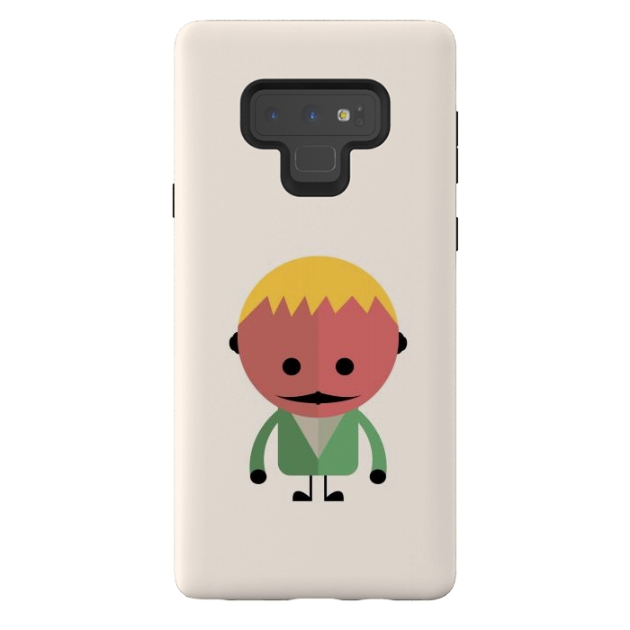 Galaxy Note 9 StrongFit colorful alien kid by TMSarts