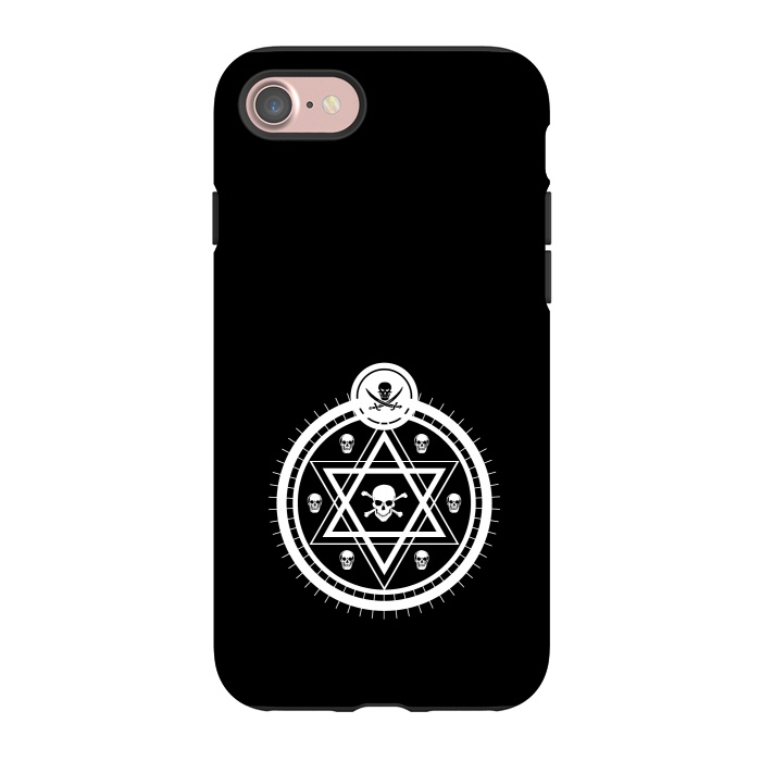 iPhone 7 StrongFit astrological skull by TMSarts