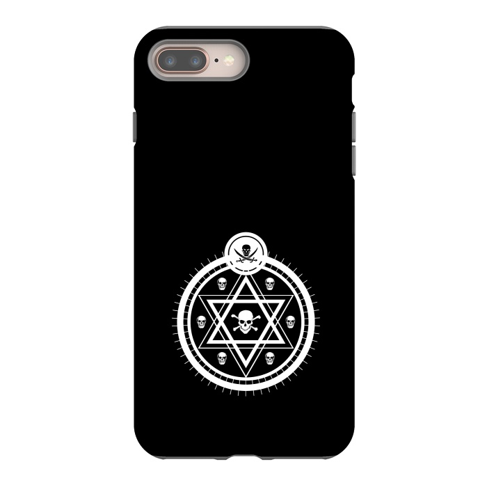 iPhone 7 plus StrongFit astrological skull by TMSarts