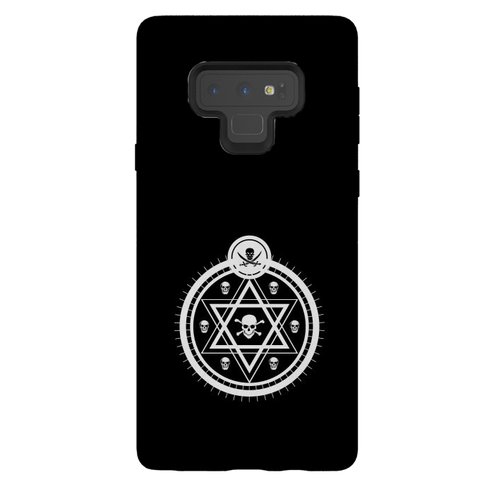 Galaxy Note 9 StrongFit astrological skull by TMSarts