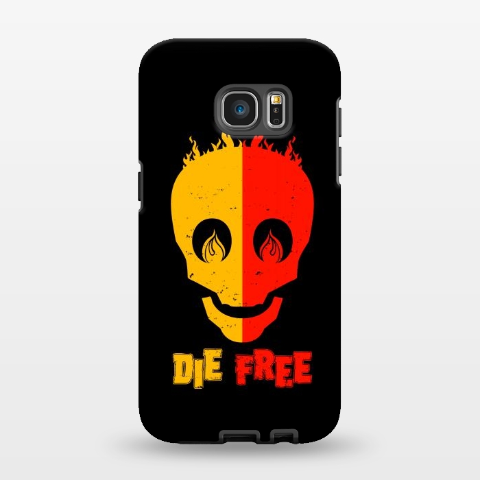 Galaxy S7 EDGE StrongFit die free skull by TMSarts