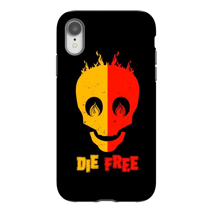 iPhone Xr StrongFit die free skull by TMSarts