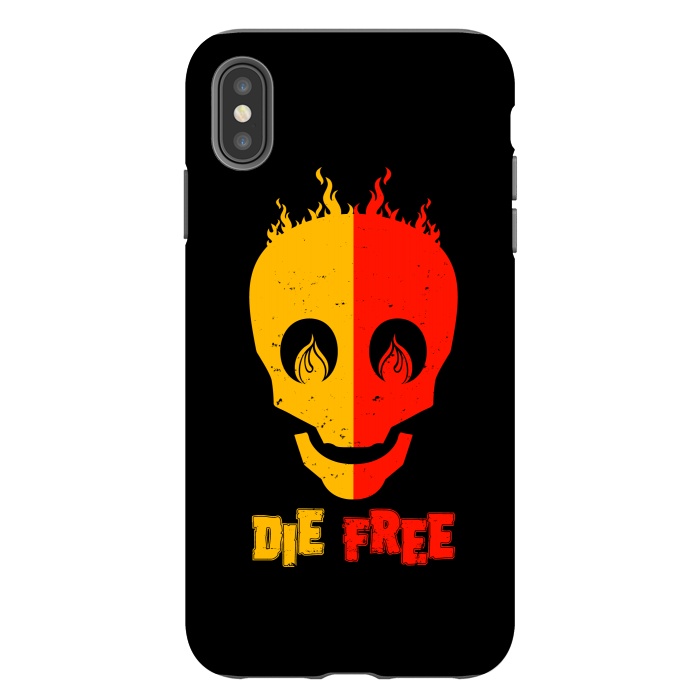 iPhone Xs Max StrongFit die free skull by TMSarts