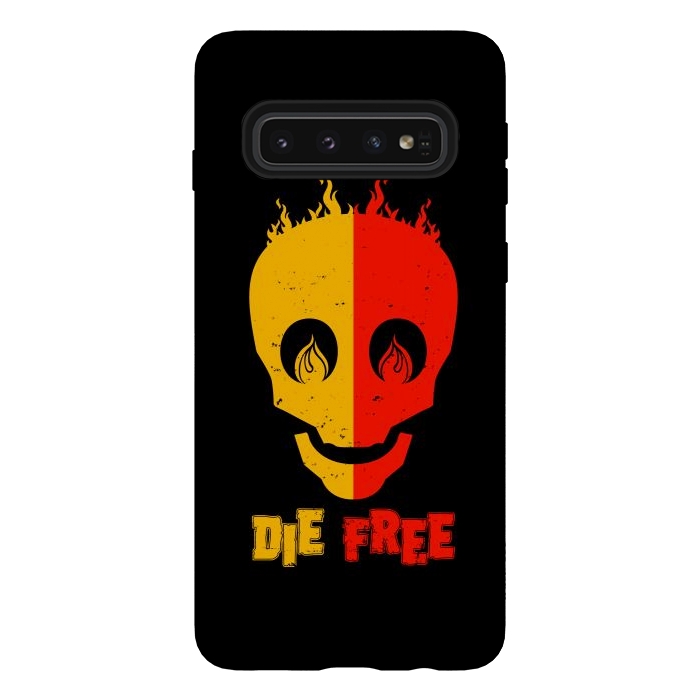 Galaxy S10 StrongFit die free skull by TMSarts