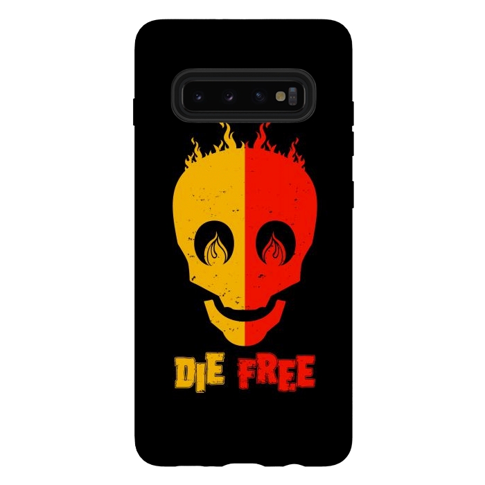 Galaxy S10 plus StrongFit die free skull by TMSarts