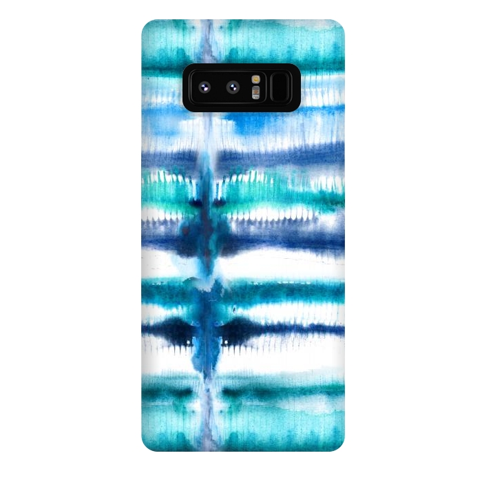 Galaxy Note 8 StrongFit Shibori Stripes by gingerlique