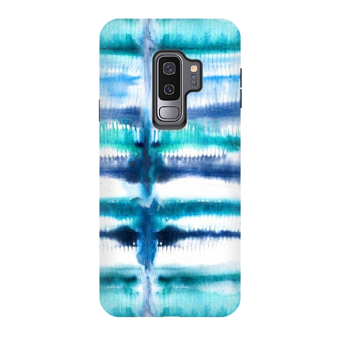 Galaxy S9 plus StrongFit Shibori Stripes by gingerlique