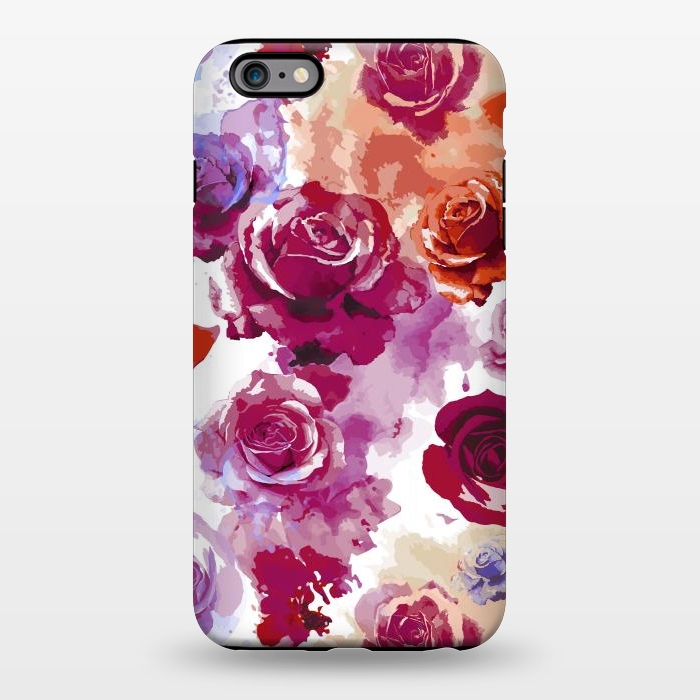 iPhone 6/6s plus StrongFit Watercolor Roses 2 by Bledi