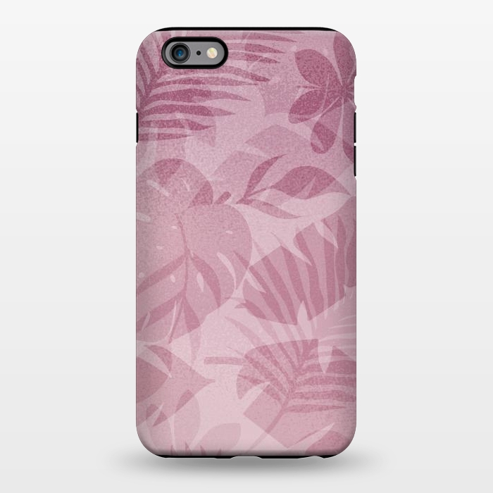 iPhone 6/6s plus StrongFit Blush Tropical Leaves by Andrea Haase