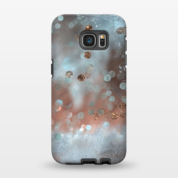 Galaxy S7 EDGE StrongFit Copper Teal Glamour by Andrea Haase