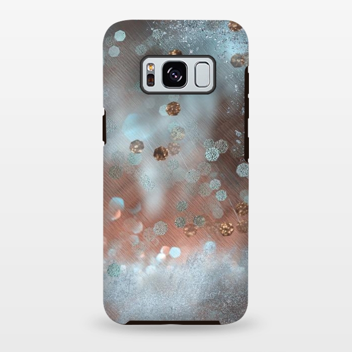 Galaxy S8 plus StrongFit Copper Teal Glamour by Andrea Haase
