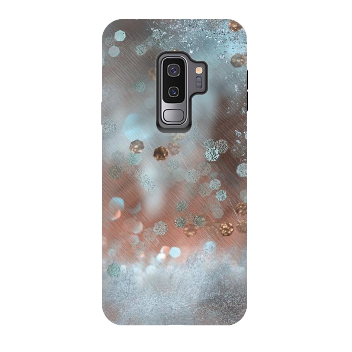 Galaxy S9 plus StrongFit Copper Teal Glamour by Andrea Haase
