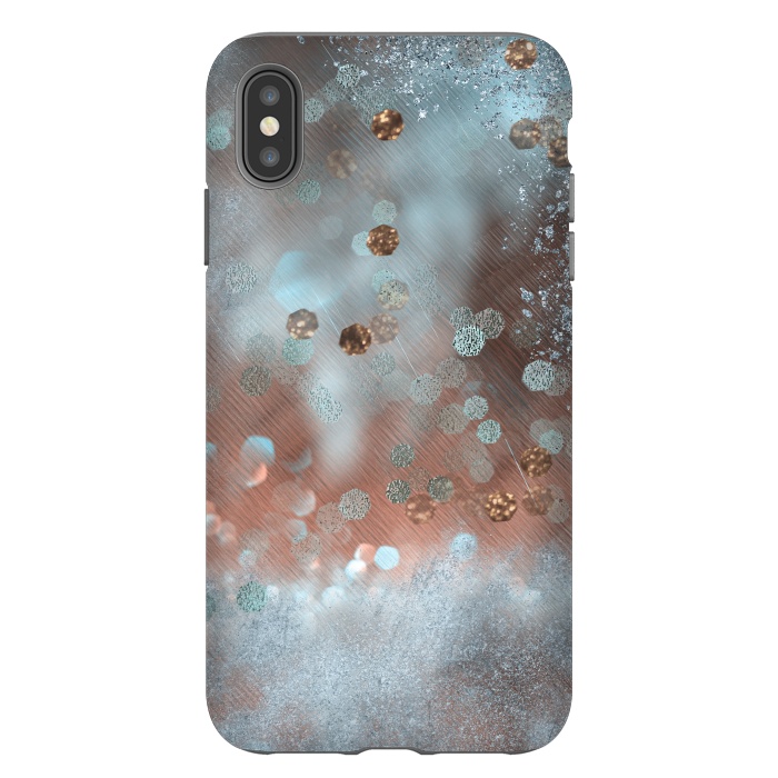 iPhone Xs Max StrongFit Copper Teal Glamour by Andrea Haase