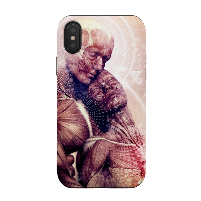 iPhone Xs / X StrongFit Between The Teardrops by Cameron Gray