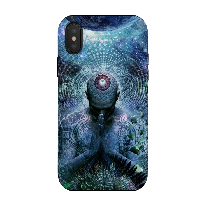 iPhone Xs / X StrongFit Gratitude For The Earth And Sky by Cameron Gray