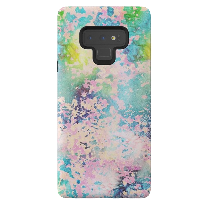 Galaxy Note 9 StrongFit Colorful peeled off paint by Oana 