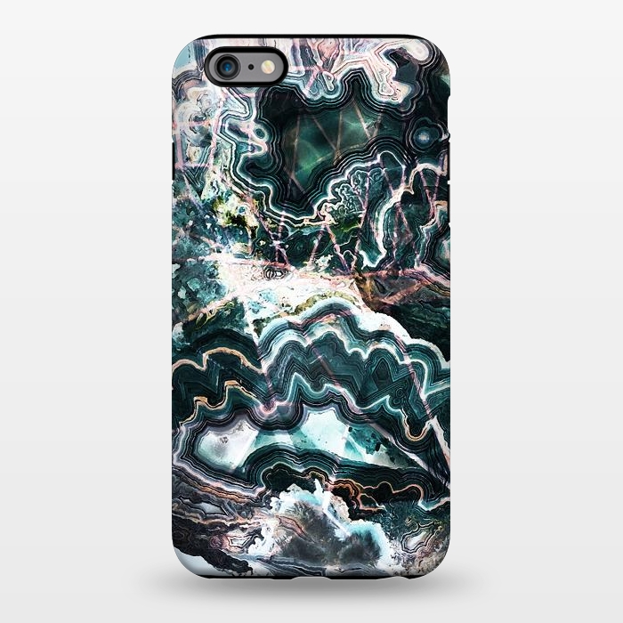 iPhone 6/6s plus StrongFit Precious emerald geode by Oana 