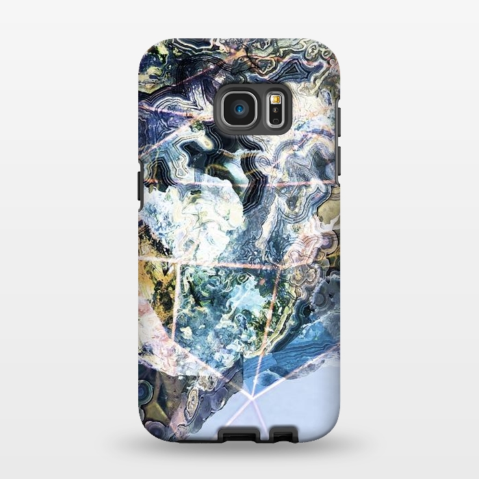 Galaxy S7 EDGE StrongFit Precious geode stone by Oana 
