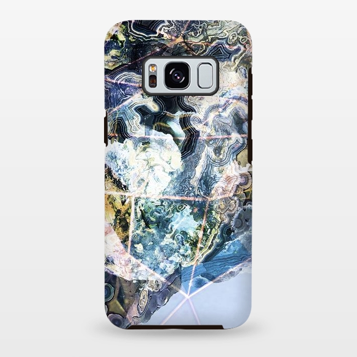 Galaxy S8 plus StrongFit Precious geode stone by Oana 