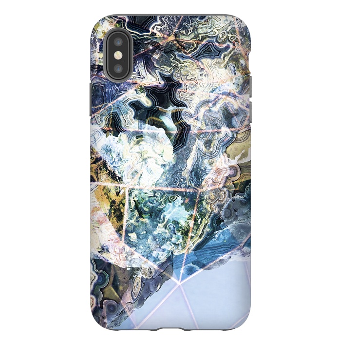 iPhone Xs Max StrongFit Precious geode stone by Oana 