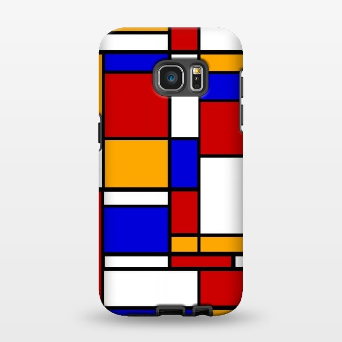 Galaxy S7 EDGE StrongFit modern geometric shapes  by TMSarts