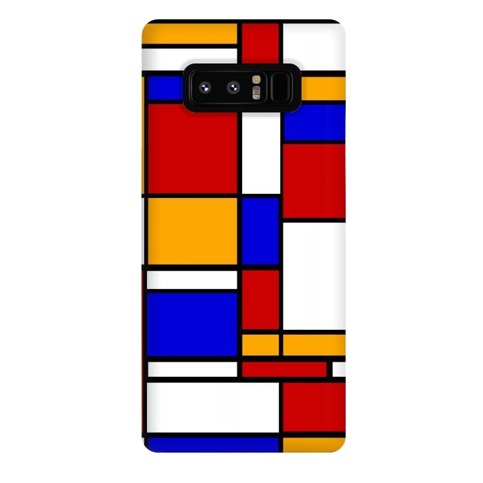 Galaxy Note 8 StrongFit modern geometric shapes  by TMSarts