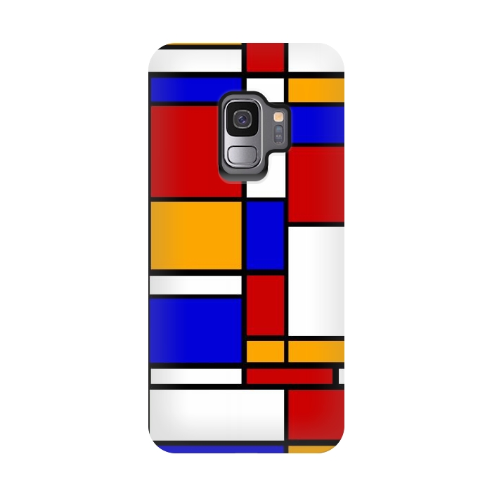 Galaxy S9 StrongFit modern geometric shapes  by TMSarts