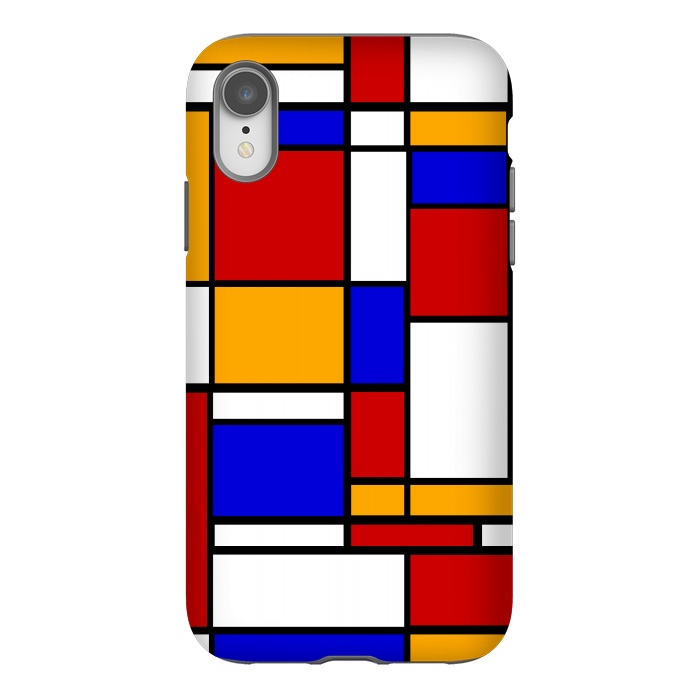 iPhone Xr StrongFit modern geometric shapes  by TMSarts