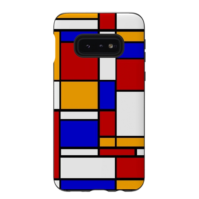 Galaxy S10e StrongFit modern geometric shapes  by TMSarts