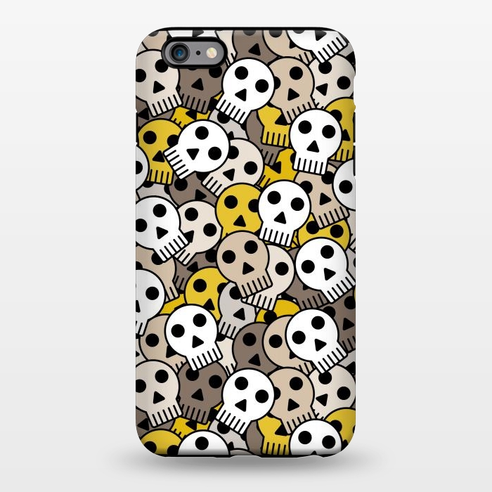 iPhone 6/6s plus StrongFit yellow skull funky  by TMSarts