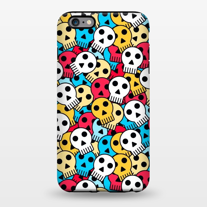 iPhone 6/6s plus StrongFit colorful halloween skulls by TMSarts