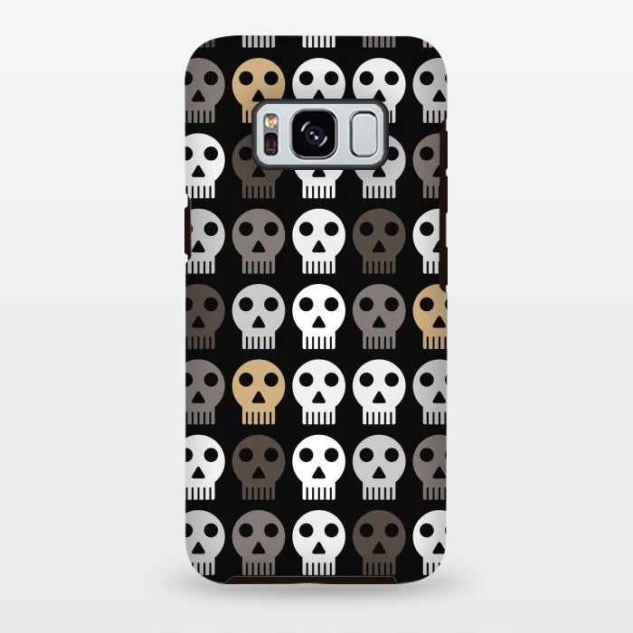 Galaxy S8 plus StrongFit dark skulls by TMSarts