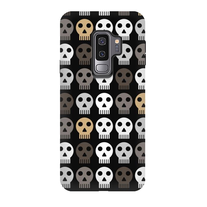 Galaxy S9 plus StrongFit dark skulls by TMSarts