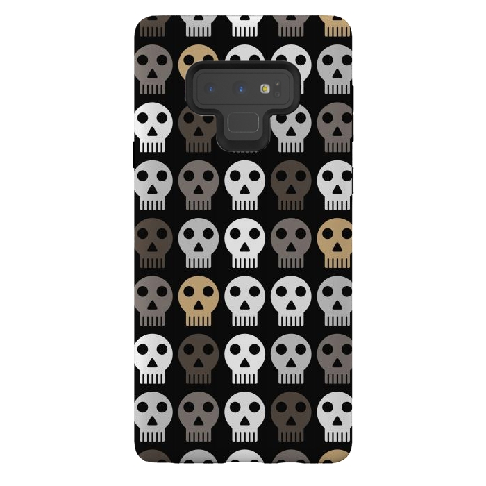 Galaxy Note 9 StrongFit dark skulls by TMSarts