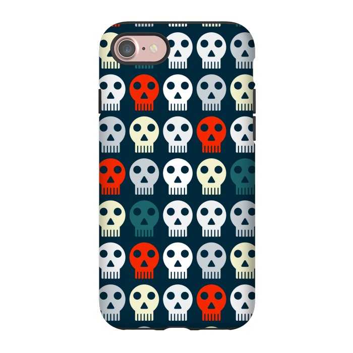 iPhone 7 StrongFit retro skull pattern by TMSarts
