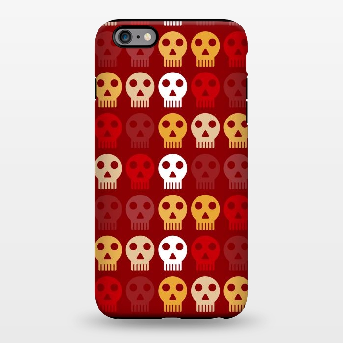 iPhone 6/6s plus StrongFit red seamless skull by TMSarts