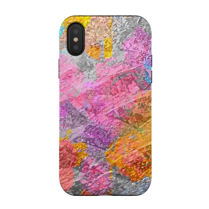 iPhone Xs / X StrongFit Abstract Colors by Bledi