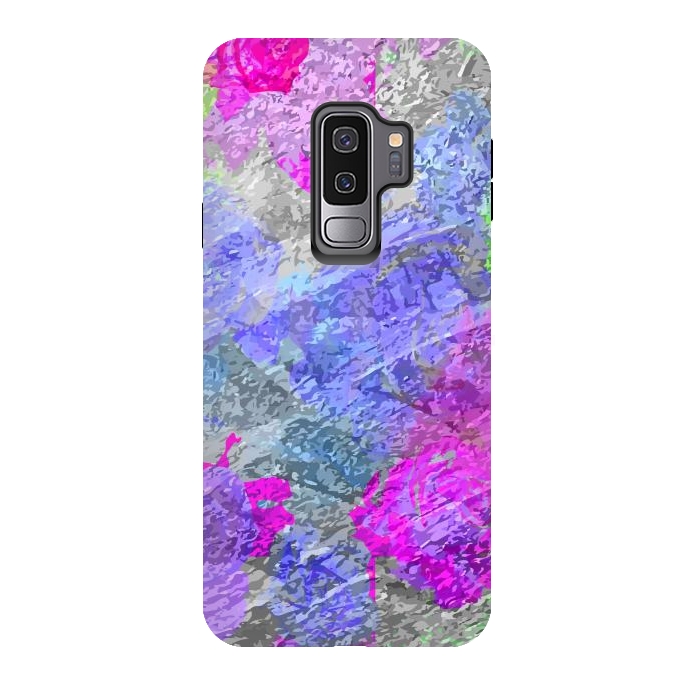 Galaxy S9 plus StrongFit Abstract Colors 2 by Bledi